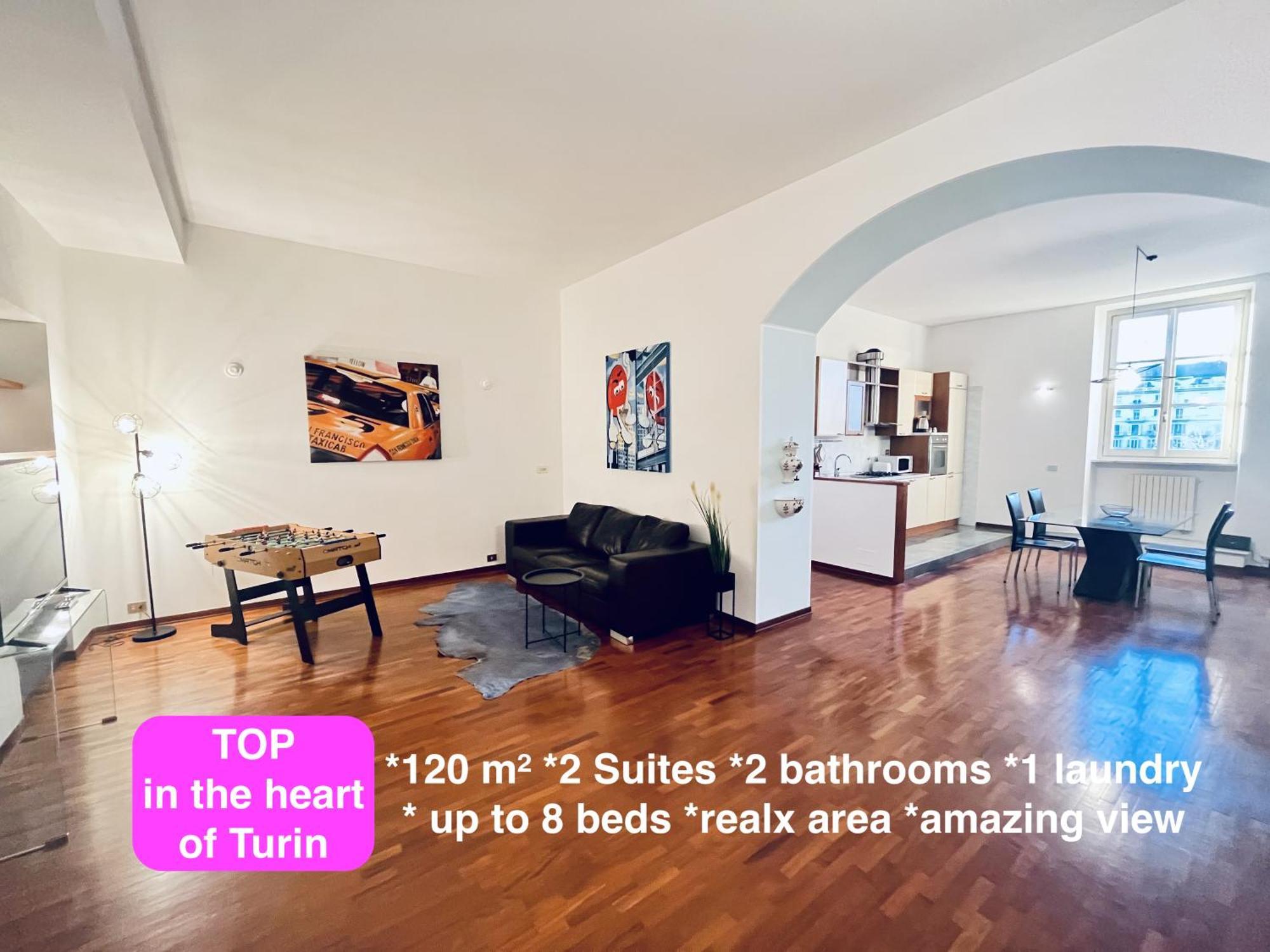 Prestigioso 120MqTop In Centro Turin Bagian luar foto